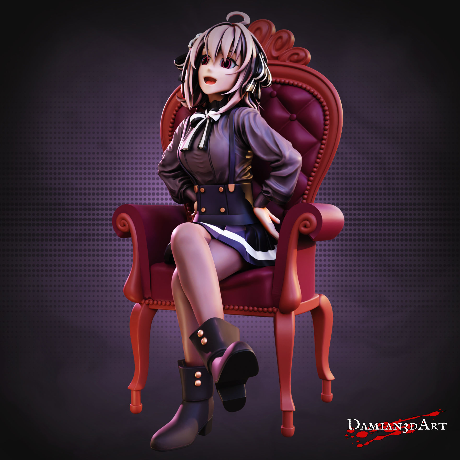 Lily Spy Classroom STL 3D Model  3D print model_4