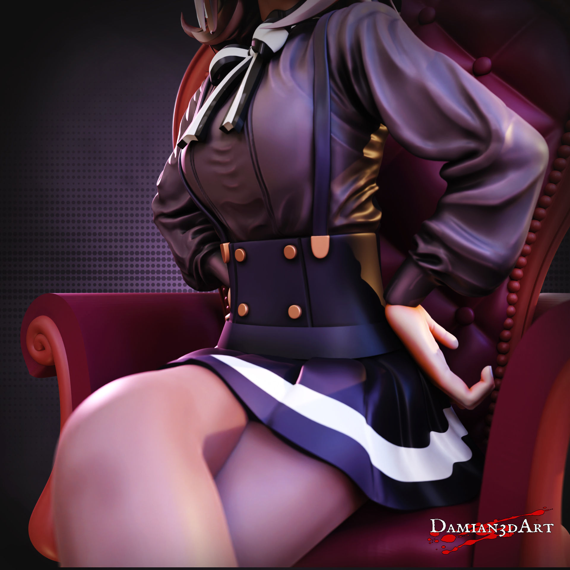 Lily Spy Classroom STL 3D Model  3D print model_7