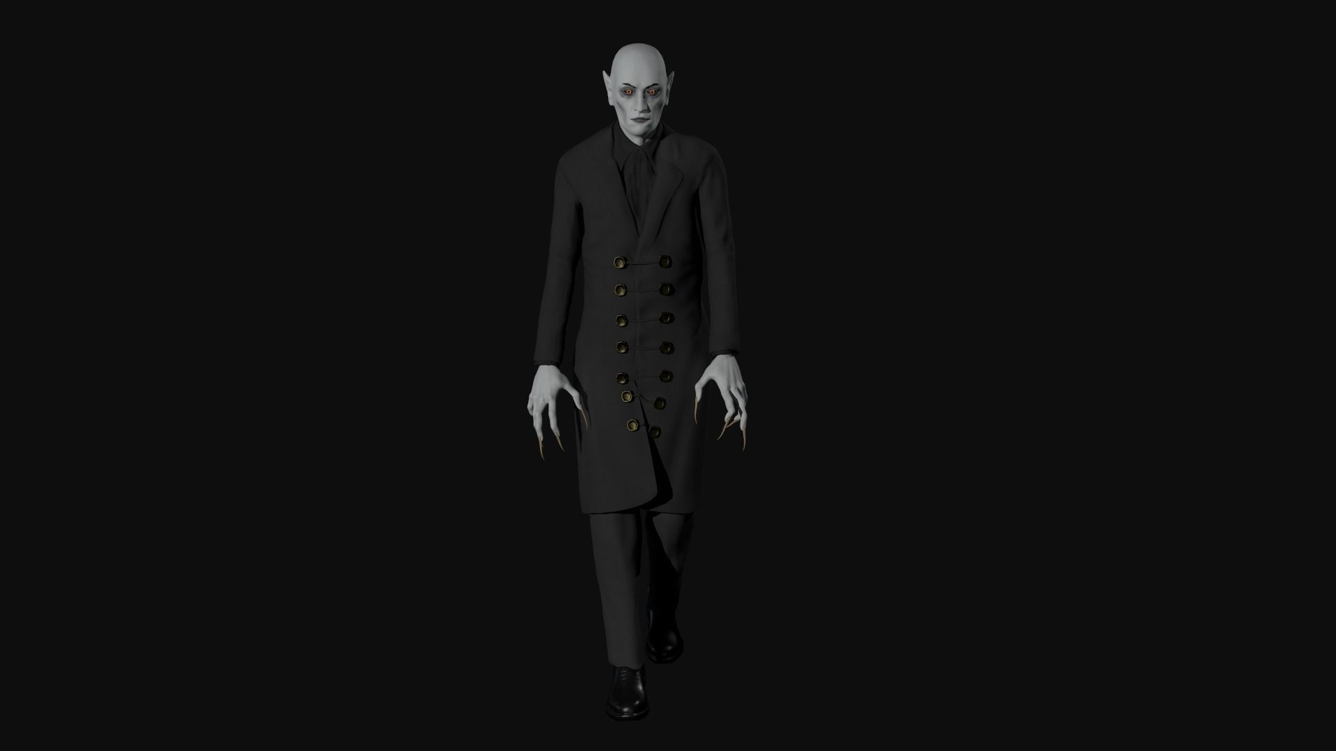 Vampire Low-poly 3D model_11