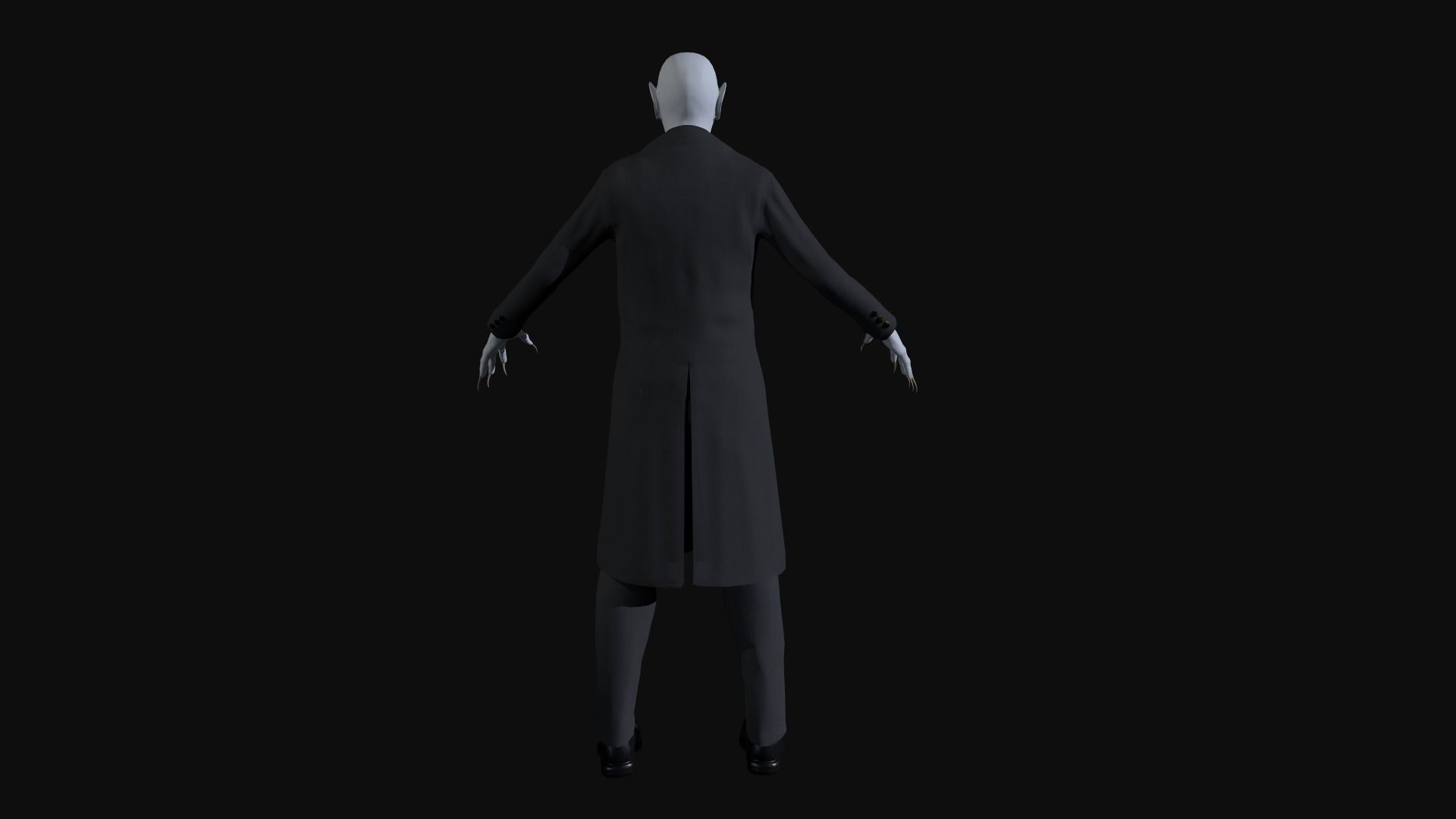 Vampire Low-poly 3D model_13