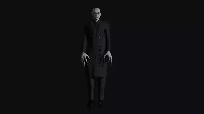 Vampire Low-poly 3D model