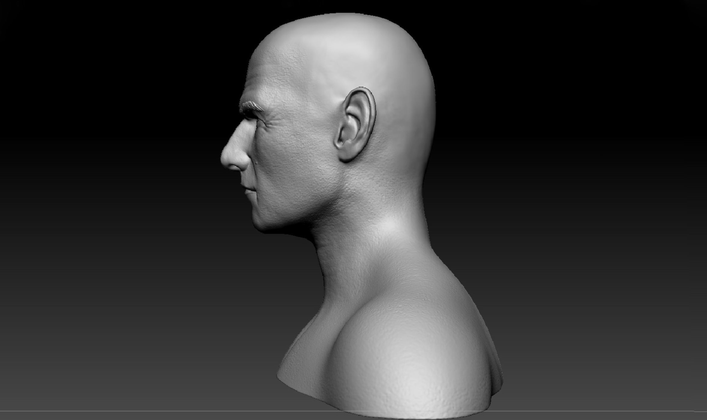 Tom Cruise bust head 3D print model_2