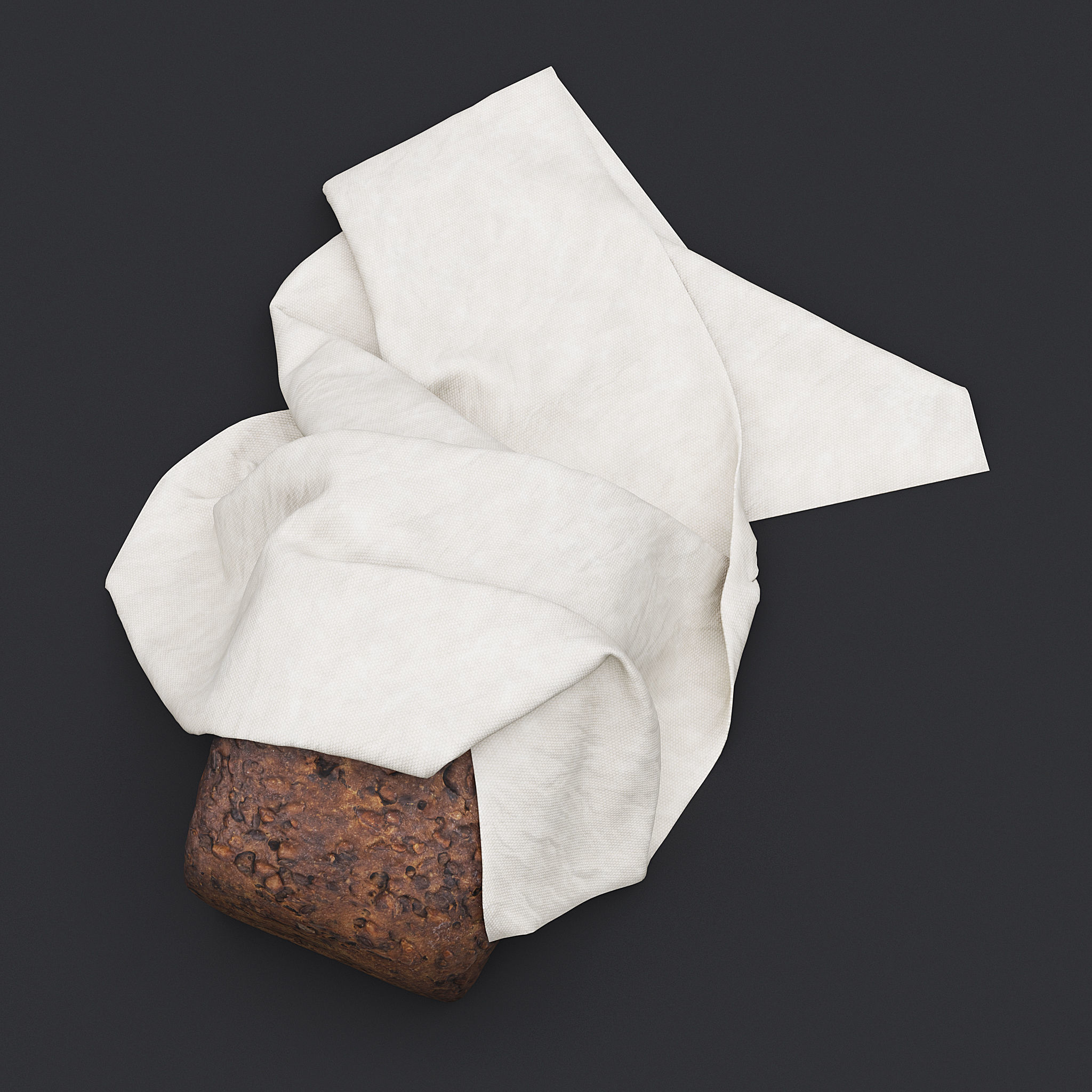 Loaf Of Bread II 3D model_3