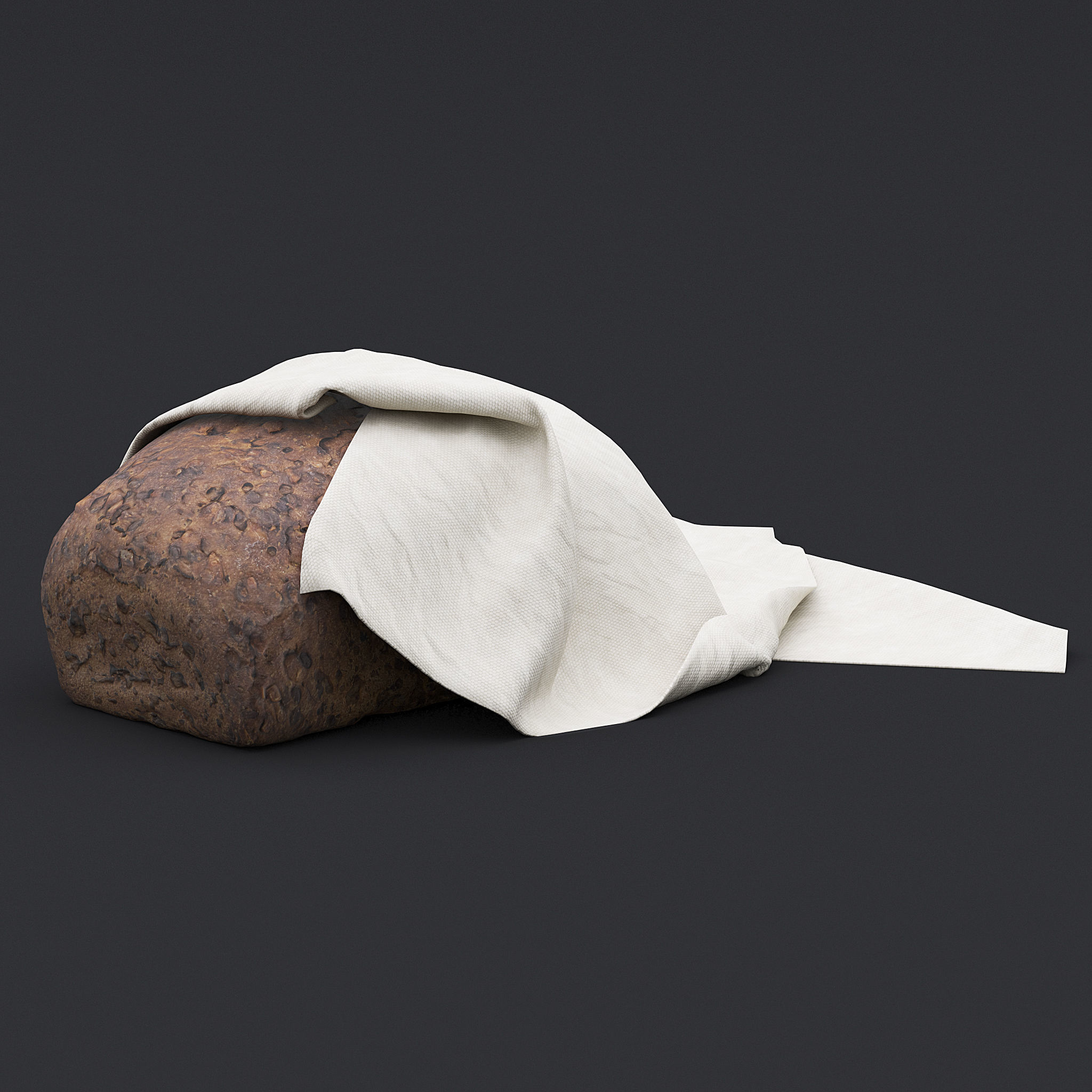 Loaf Of Bread II 3D model_2