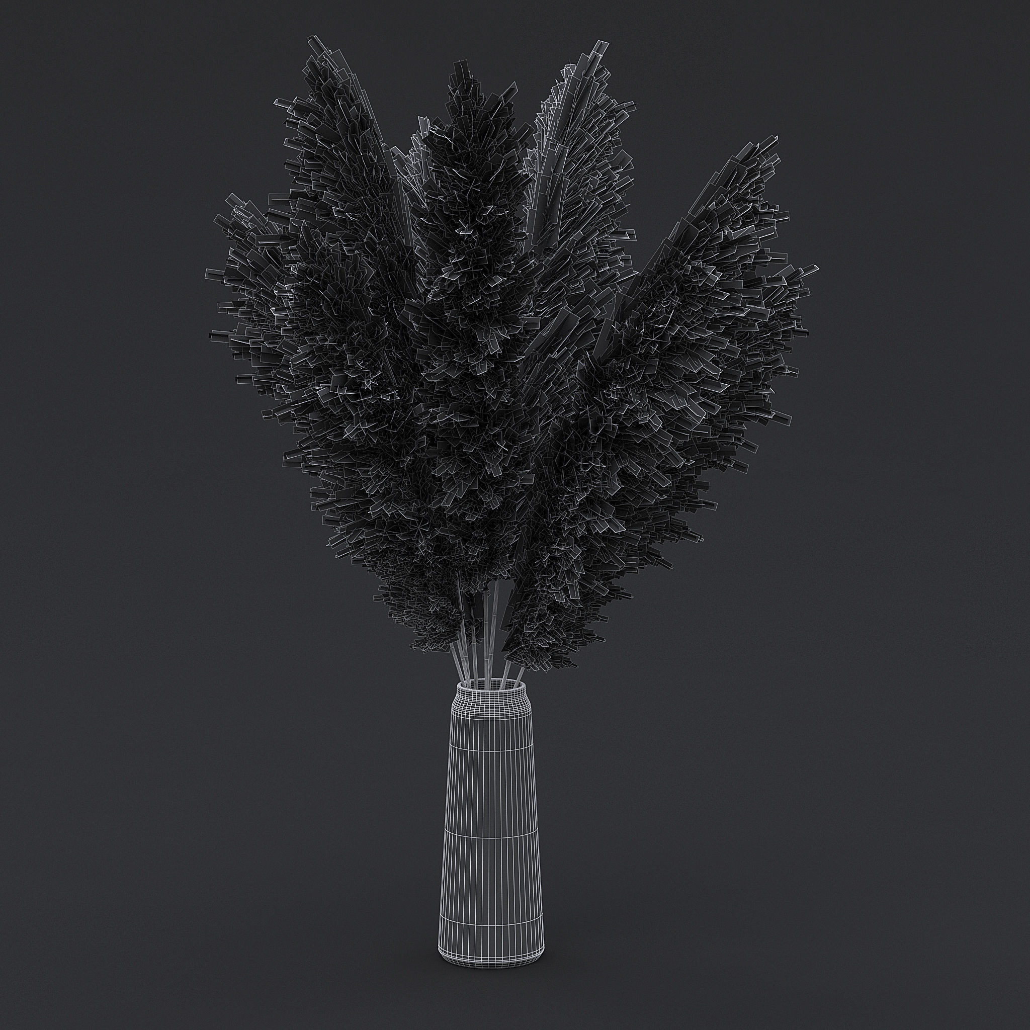 Pampas Grass II 3D model_7