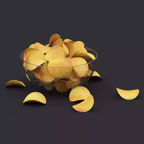 Potato Chips 3D model