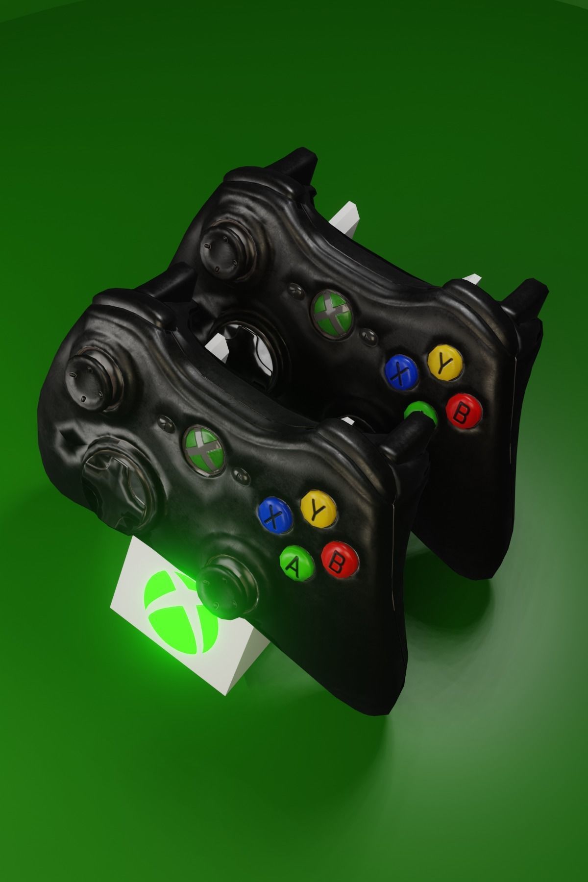 SUPPORT 2 XBOX 360 CONTROLS Free 3D model_2