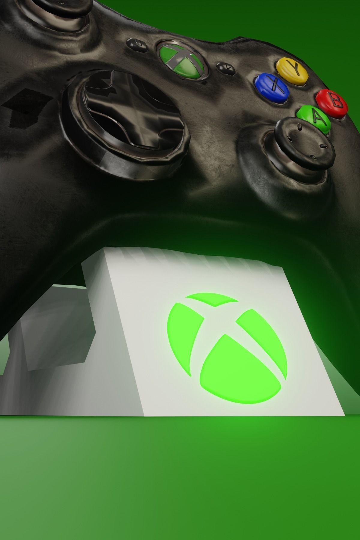 SUPPORT 2 XBOX 360 CONTROLS Free 3D model_1