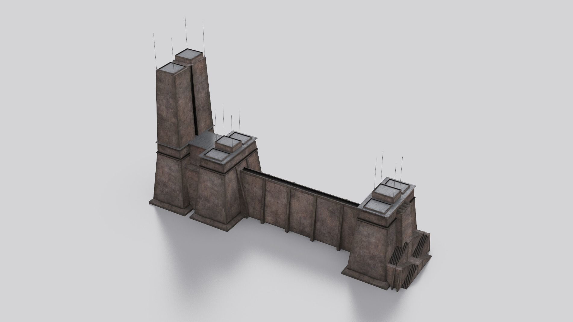 Dune Kitbash 3D Asset Model Collection Low-poly 3D model_54