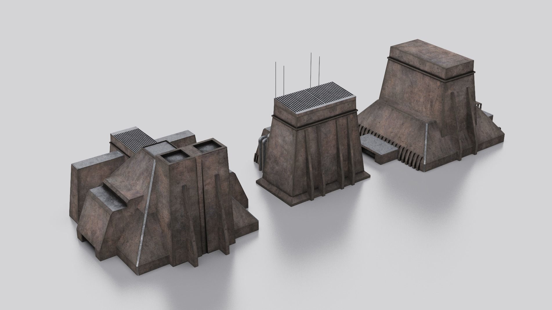 Dune Kitbash 3D Asset Model Collection Low-poly 3D model_30