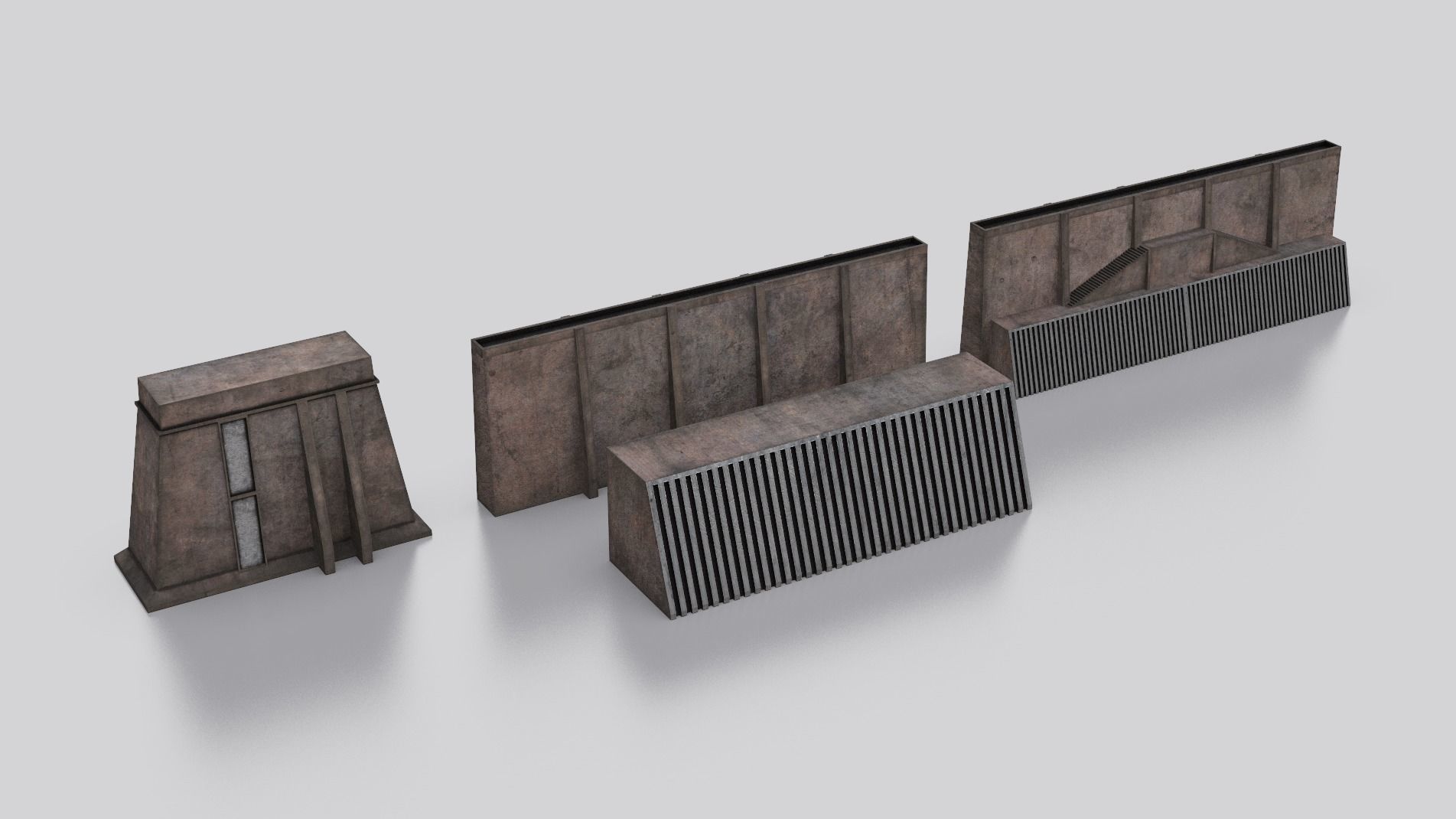 Dune Kitbash 3D Asset Model Collection Low-poly 3D model_22