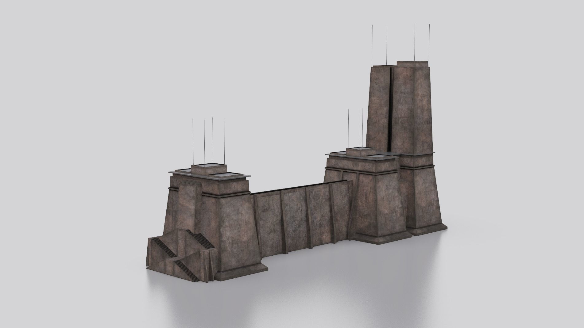 Dune Kitbash 3D Asset Model Collection Low-poly 3D model_53