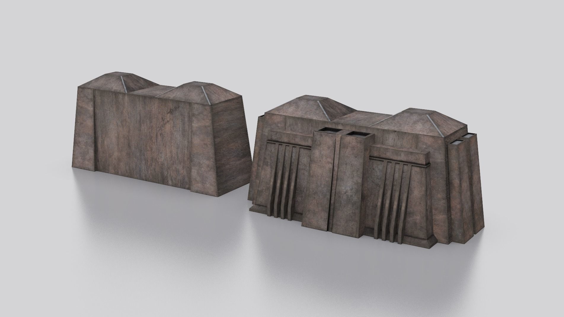 Dune Kitbash 3D Asset Model Collection Low-poly 3D model_39