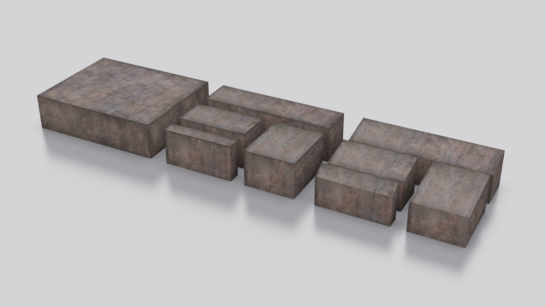 Dune Kitbash 3D Asset Model Collection Low-poly 3D model_48