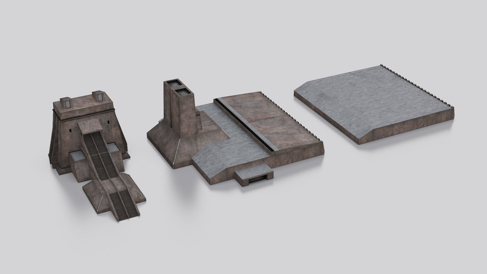 Dune Kitbash 3D Asset Model Collection Low-poly 3D model_57