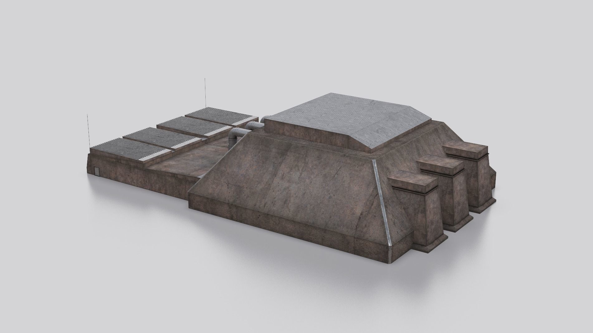 Dune Kitbash 3D Asset Model Collection Low-poly 3D model_46