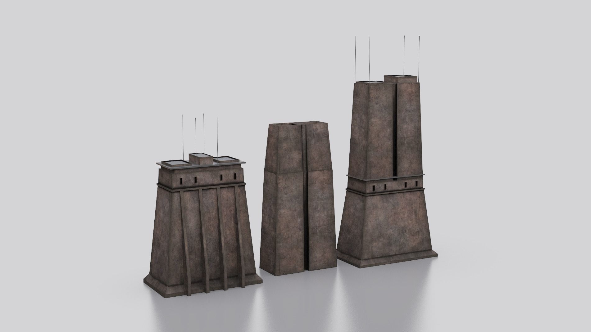 Dune Kitbash 3D Asset Model Collection Low-poly 3D model_24