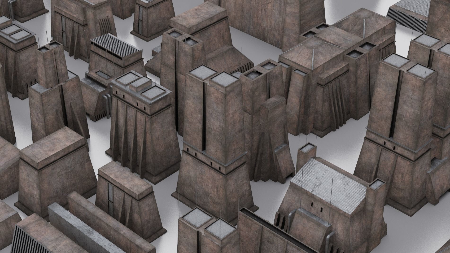 Dune Kitbash 3D Asset Model Collection Low-poly 3D model_62