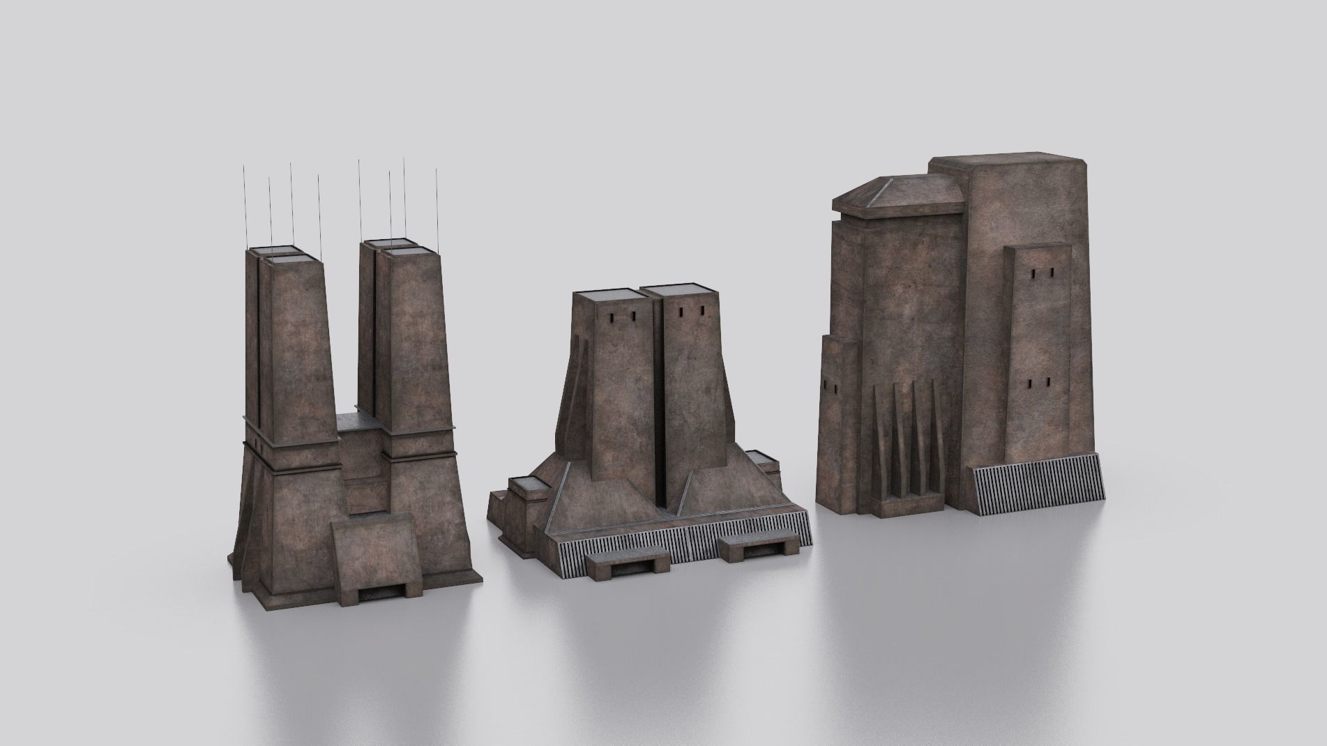 Dune Kitbash 3D Asset Model Collection Low-poly 3D model_36