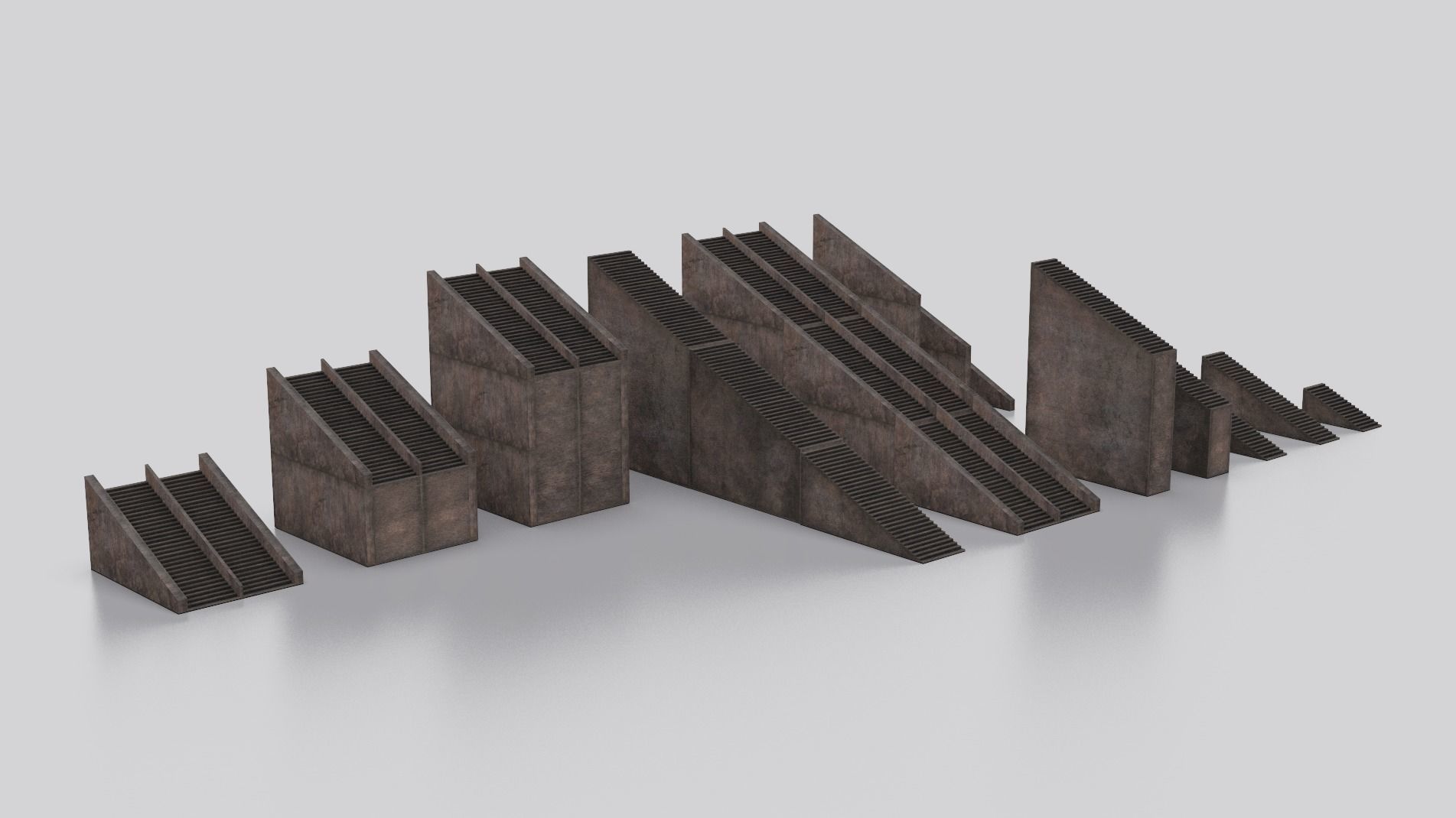 Dune Kitbash 3D Asset Model Collection Low-poly 3D model_11