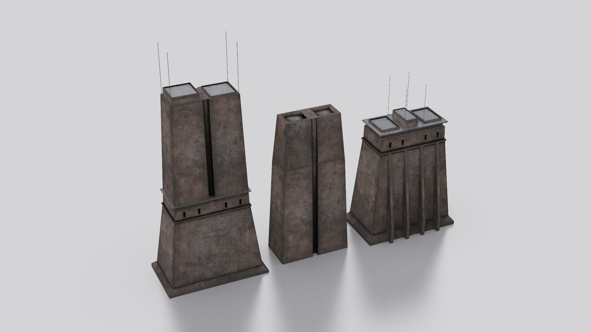 Dune Kitbash 3D Asset Model Collection Low-poly 3D model_25