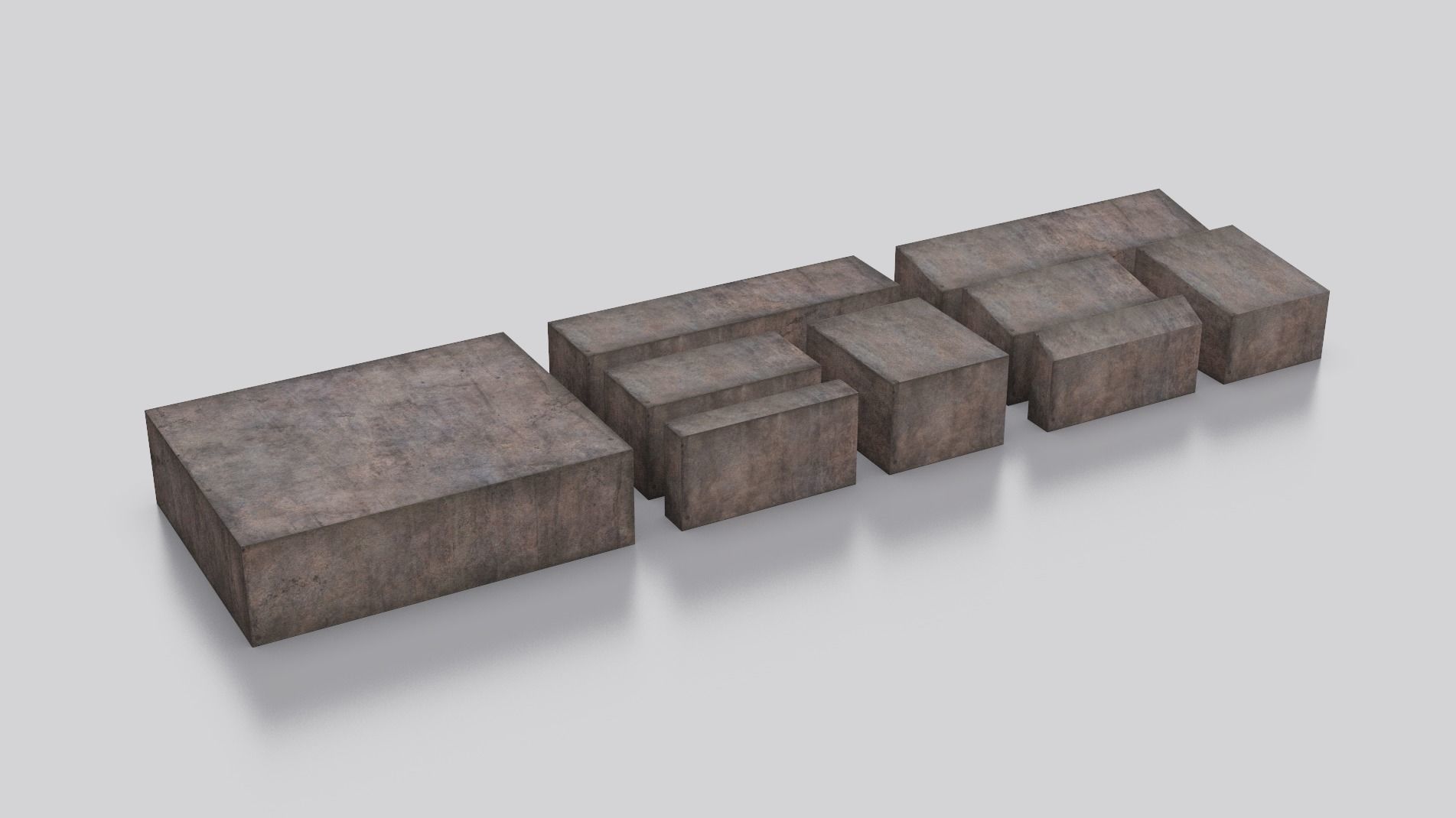 Dune Kitbash 3D Asset Model Collection Low-poly 3D model_47