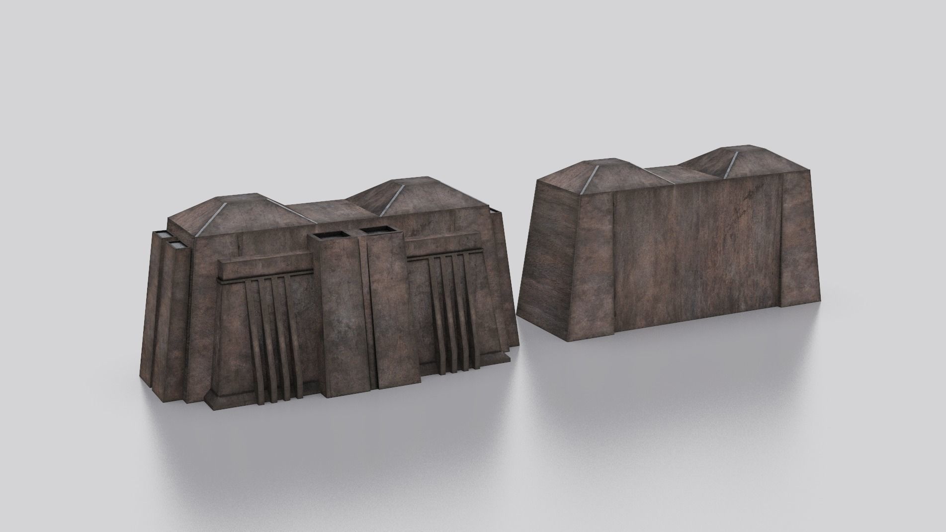 Dune Kitbash 3D Asset Model Collection Low-poly 3D model_38
