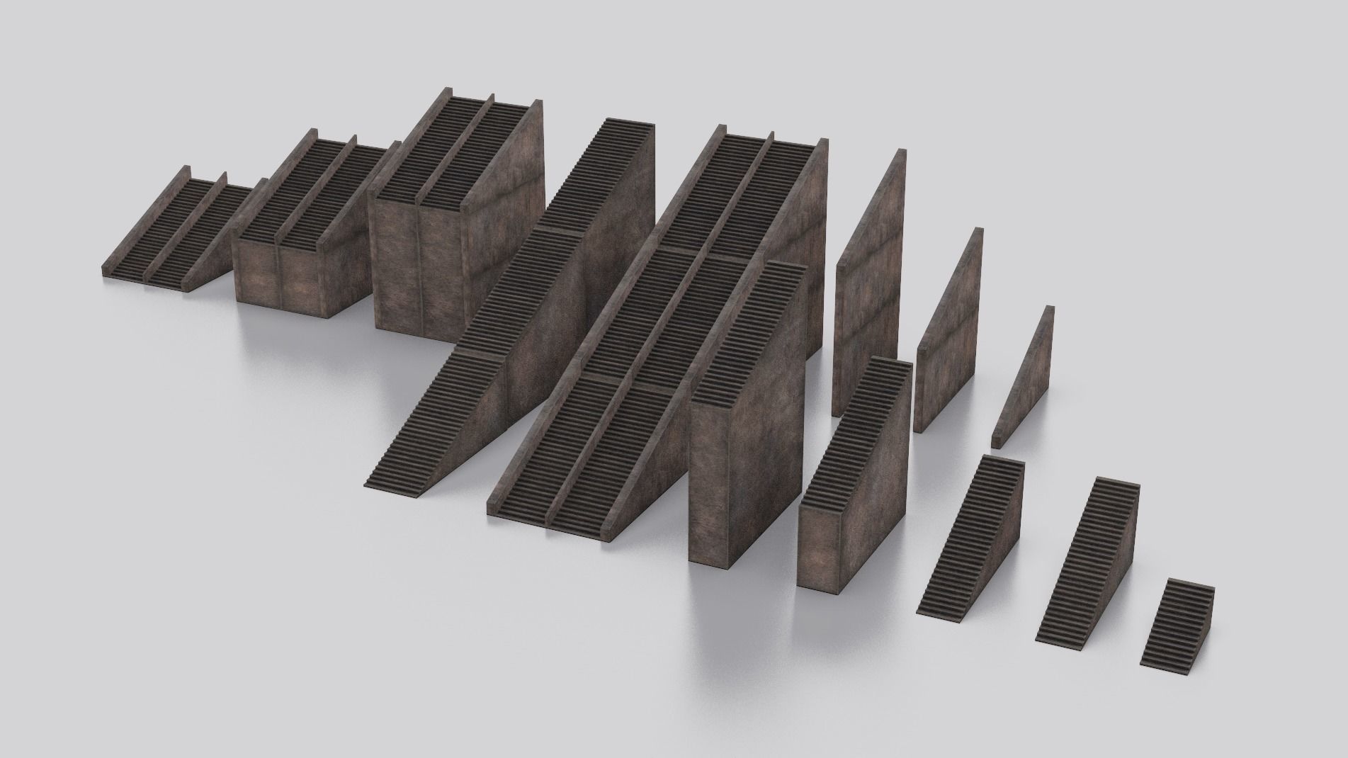 Dune Kitbash 3D Asset Model Collection Low-poly 3D model_12