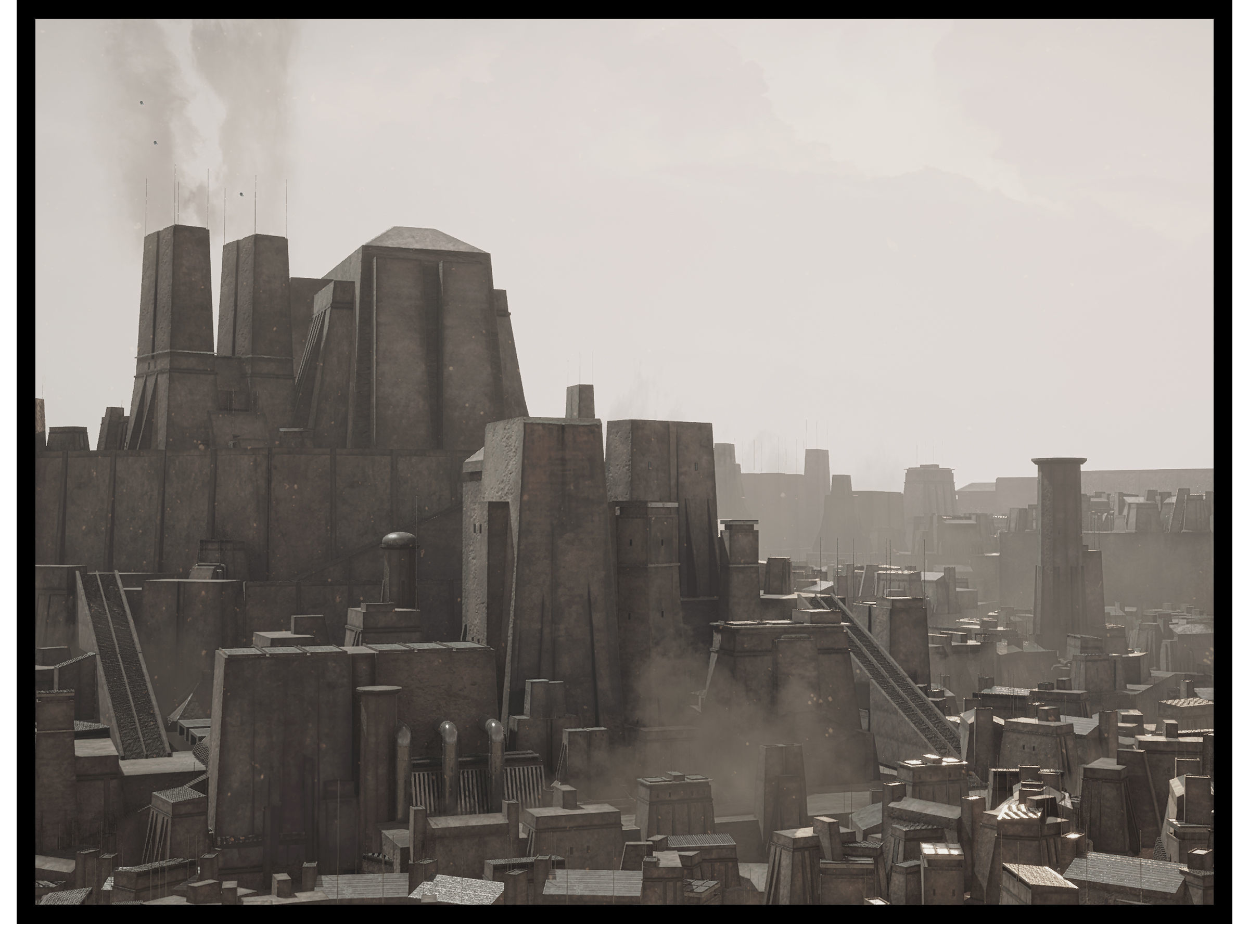 Dune Kitbash 3D Asset Model Collection Low-poly 3D model_2