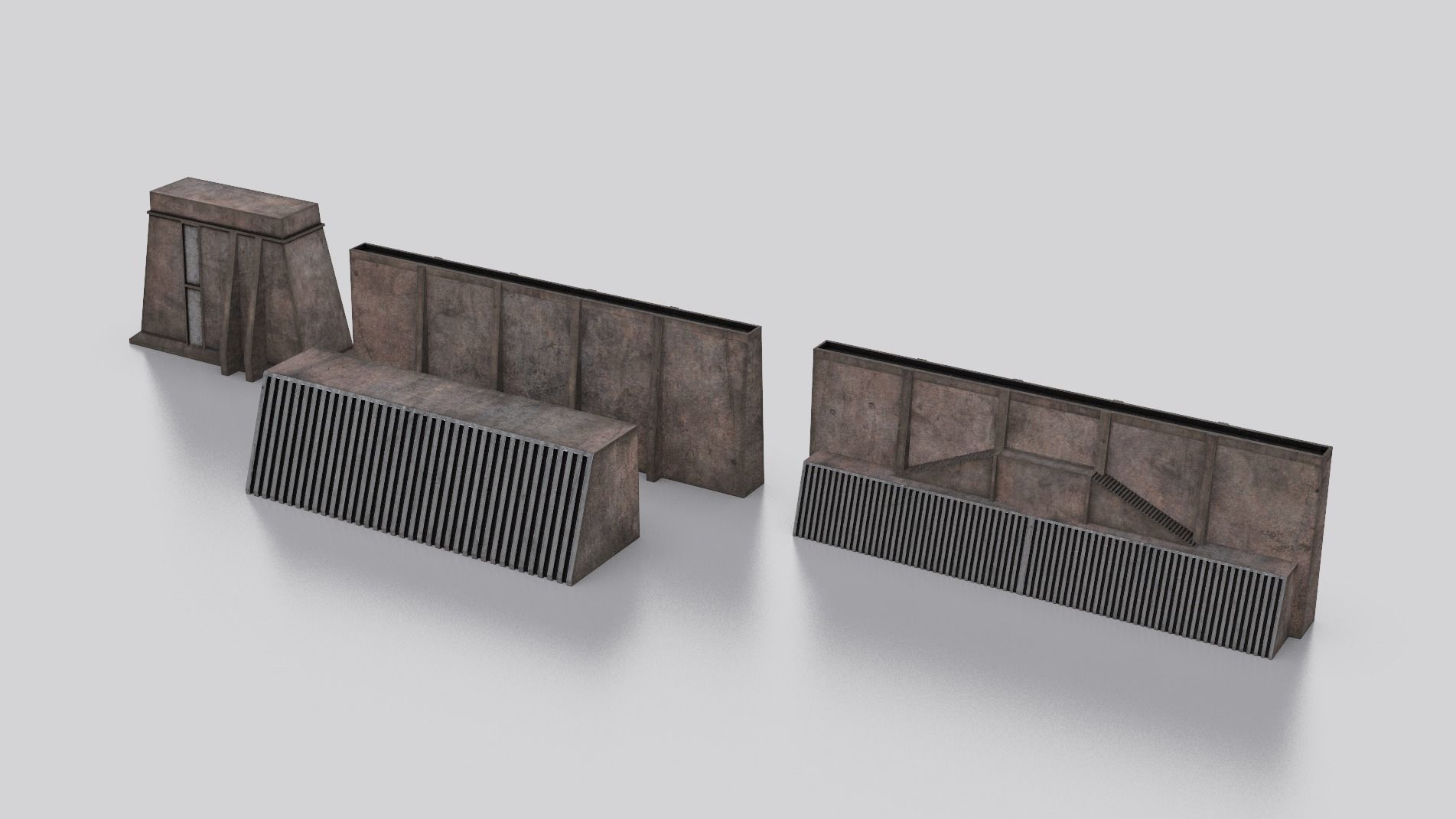 Dune Kitbash 3D Asset Model Collection Low-poly 3D model_23