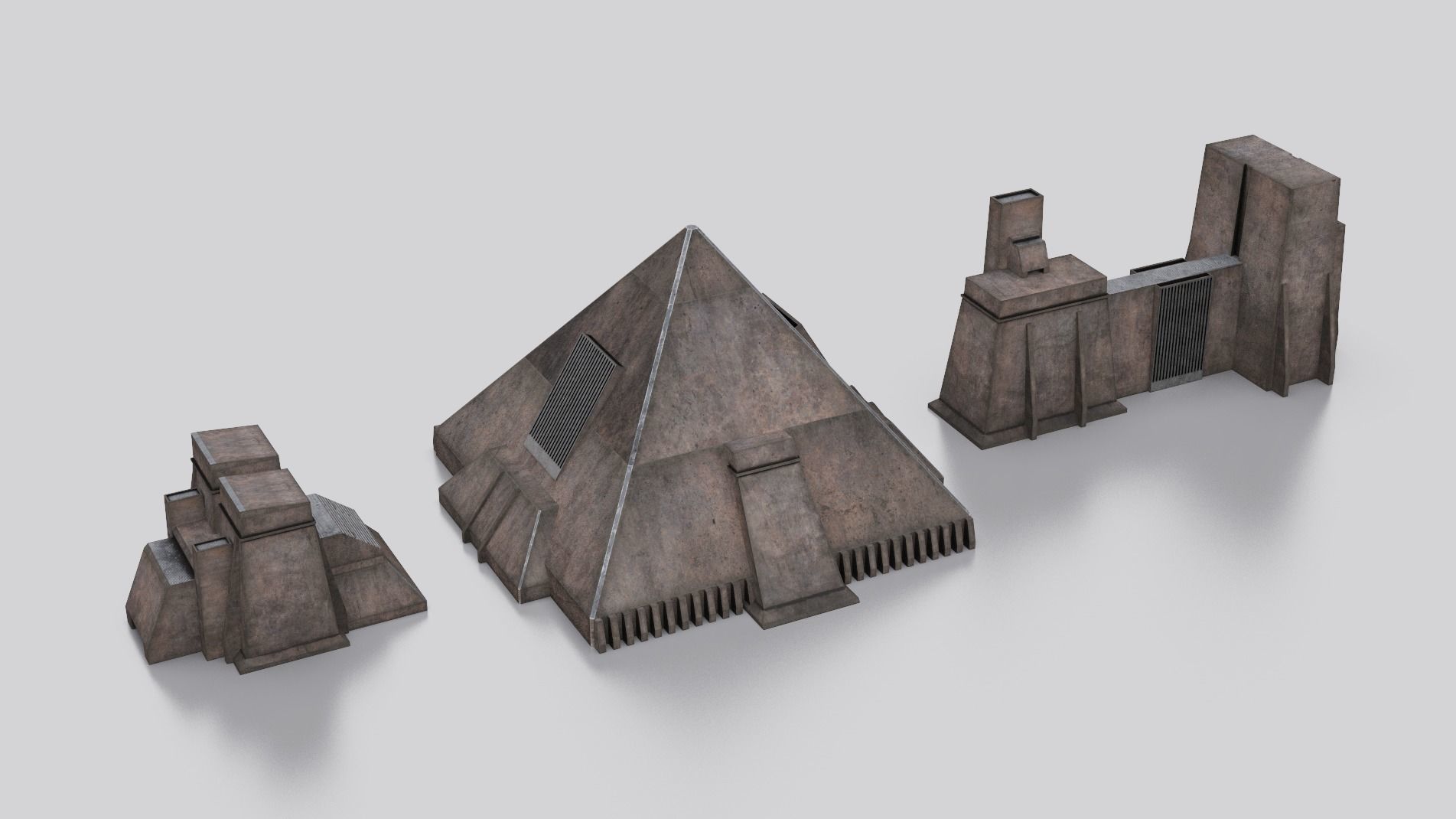 Dune Kitbash 3D Asset Model Collection Low-poly 3D model_43