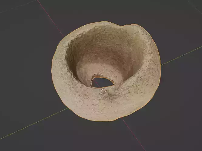 Broken Miwok Grinding Rock BrokenrockLowpolyPBR