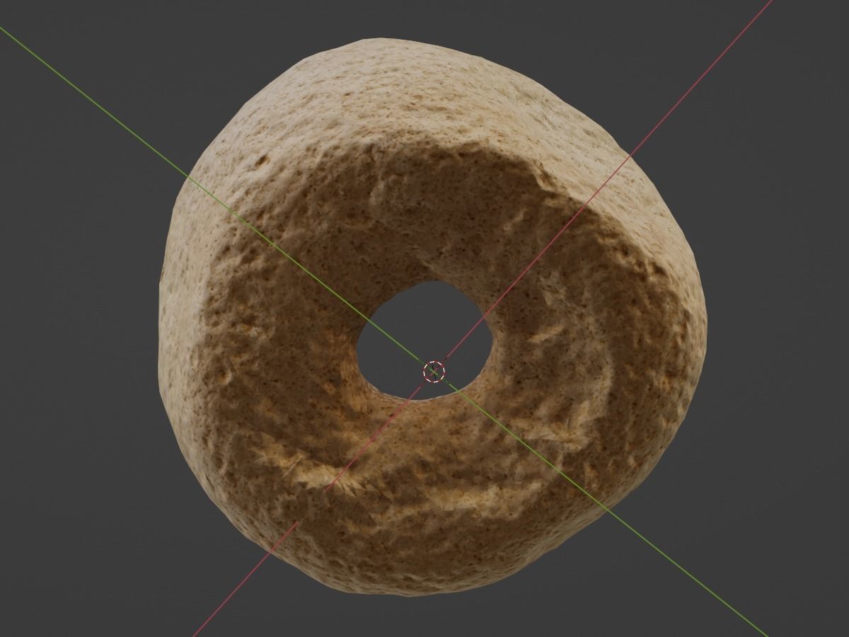 Broken Miwok Grinding Rock BrokenrockLowpolyPBR Low-poly 3D model_2