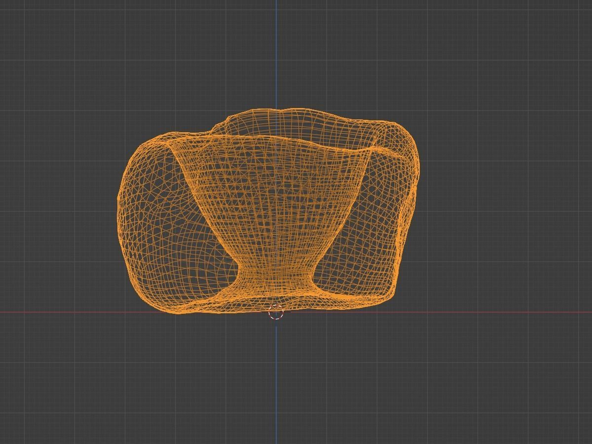 Broken Miwok Grinding Rock BrokenrockLowpolyPBR Low-poly 3D model_5