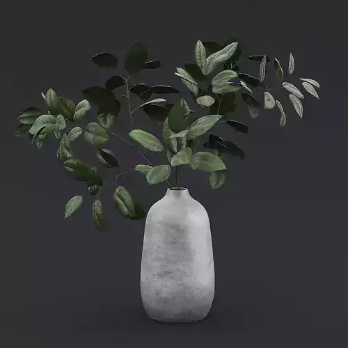 Tree Branch In Vase I 3D model
