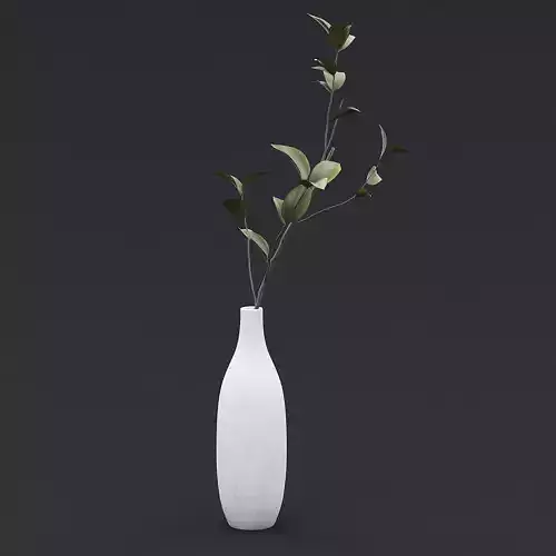Tree Branch In Vase III 3D model