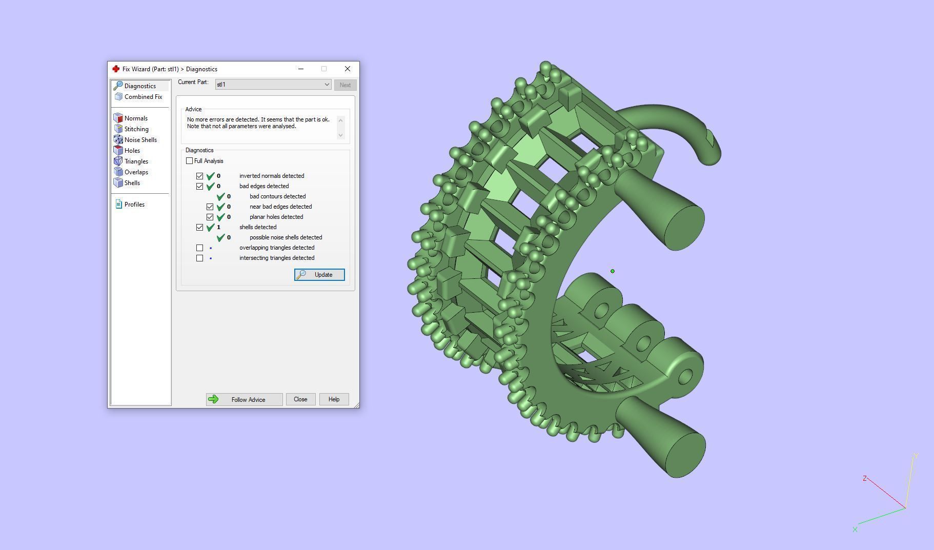 Gold N1059 3D print model_7
