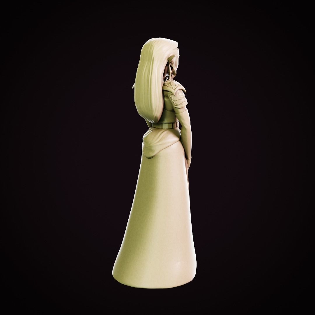 Princess Zelda - Ocarina of Time 3D print model_18