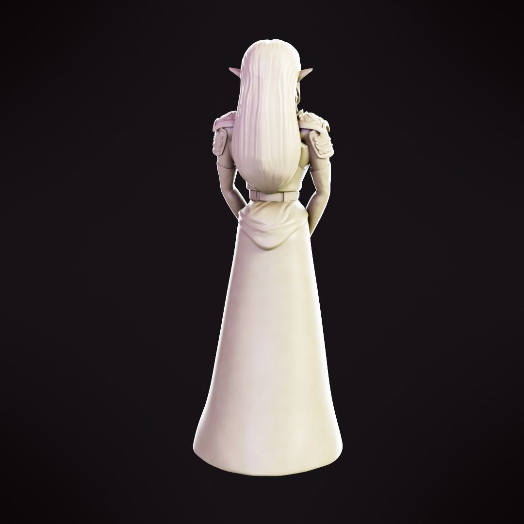 Princess Zelda - Ocarina of Time 3D print model_7