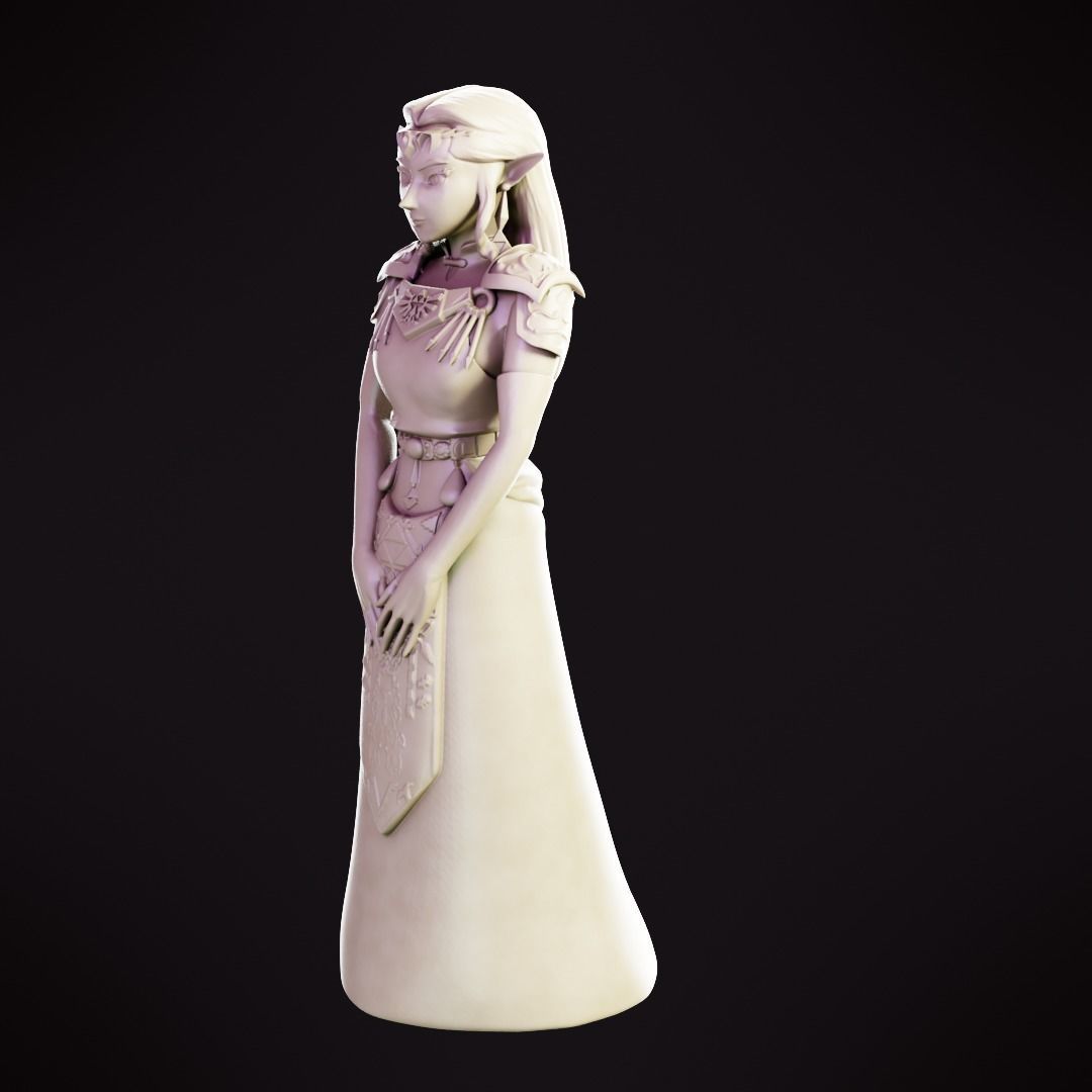 Princess Zelda - Ocarina of Time 3D print model_3