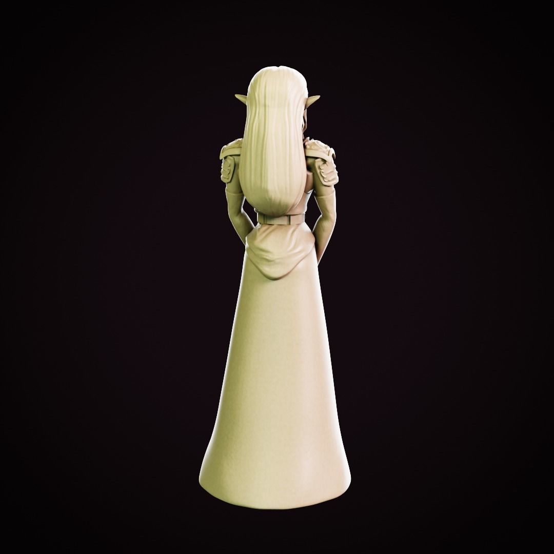 Princess Zelda - Ocarina of Time 3D print model_17