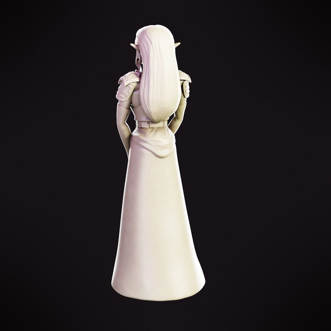 Princess Zelda - Ocarina of Time 3D print model_6