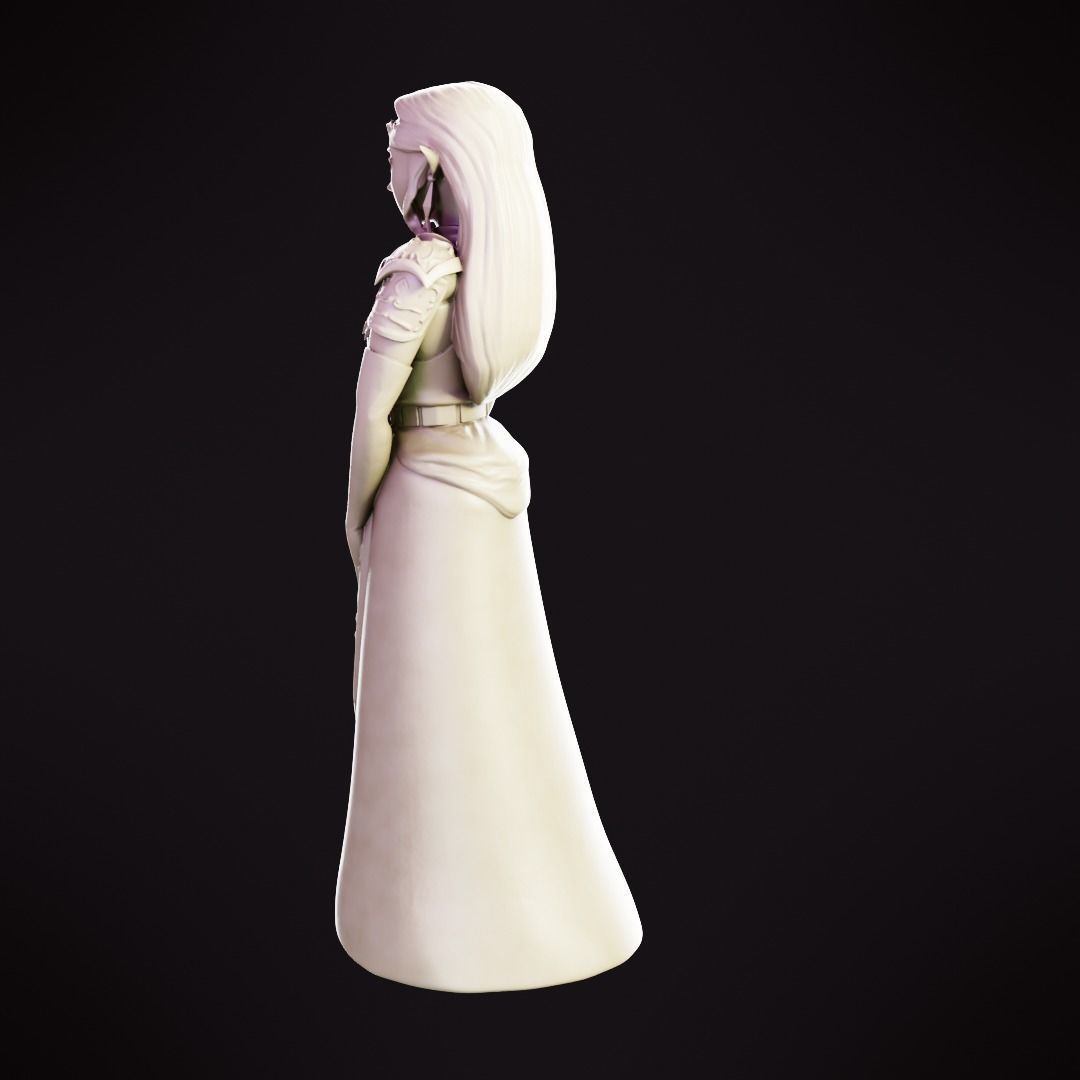 Princess Zelda - Ocarina of Time 3D print model_5