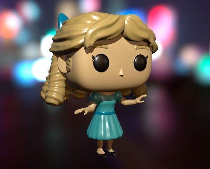 Wendy - Peter Pan 3D print model_1
