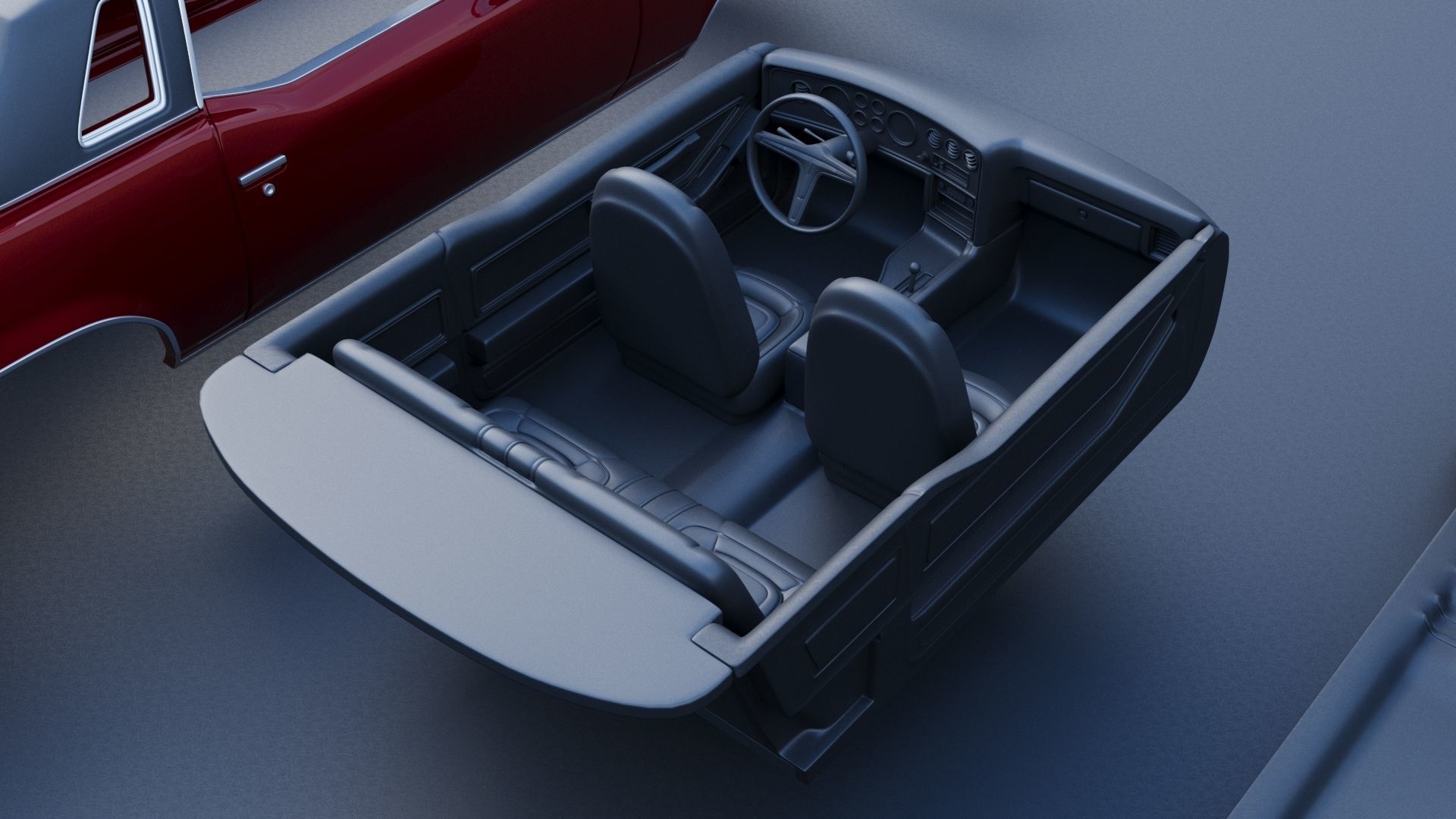 Pontiac Grand Prix 1973 3D print model_19