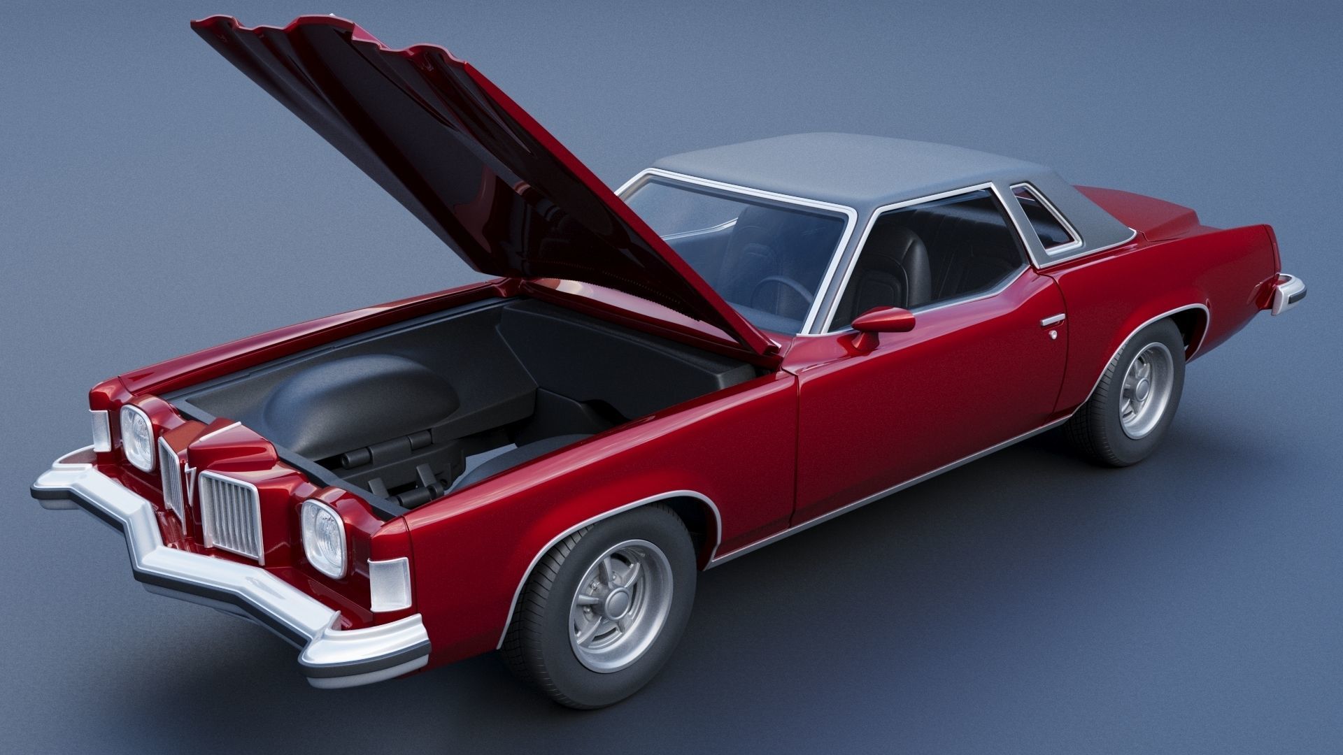 Pontiac Grand Prix 1973 3D print model_11