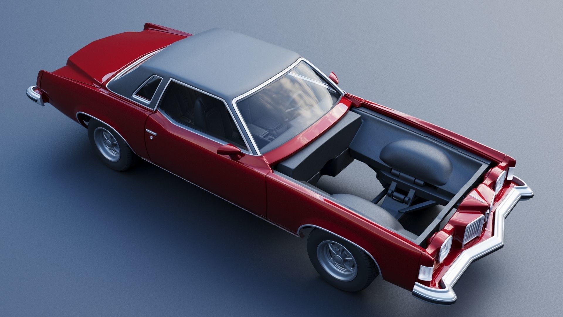 Pontiac Grand Prix 1973 3D print model_12