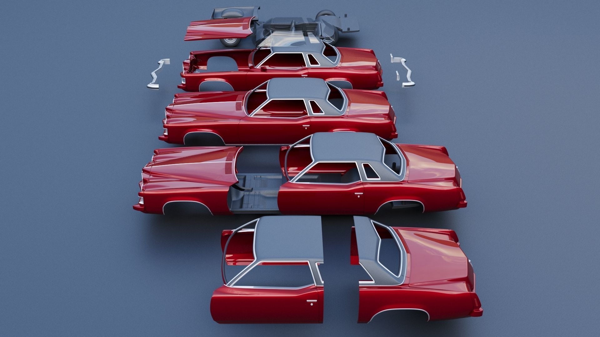 Pontiac Grand Prix 1973 3D print model_14