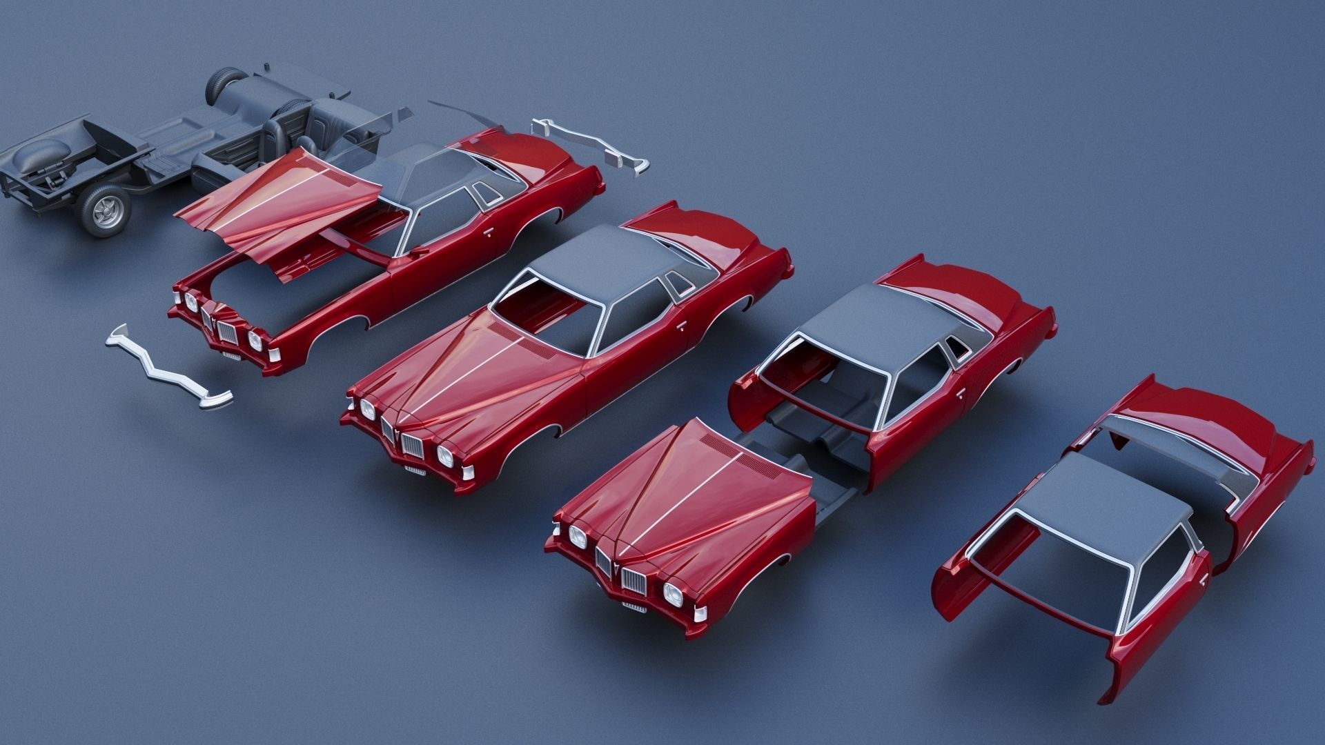 Pontiac Grand Prix 1973 3D print model_13