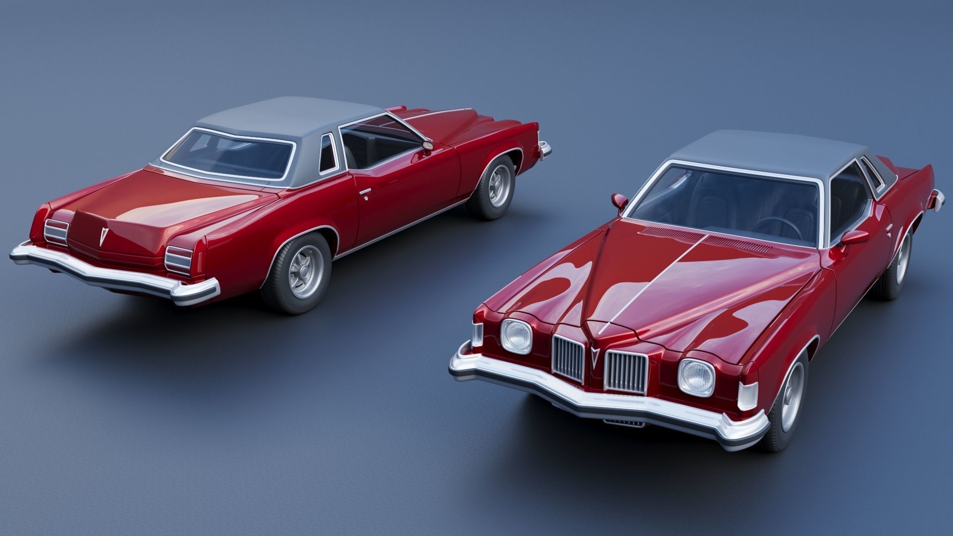 Pontiac Grand Prix 1973 3D print model_1